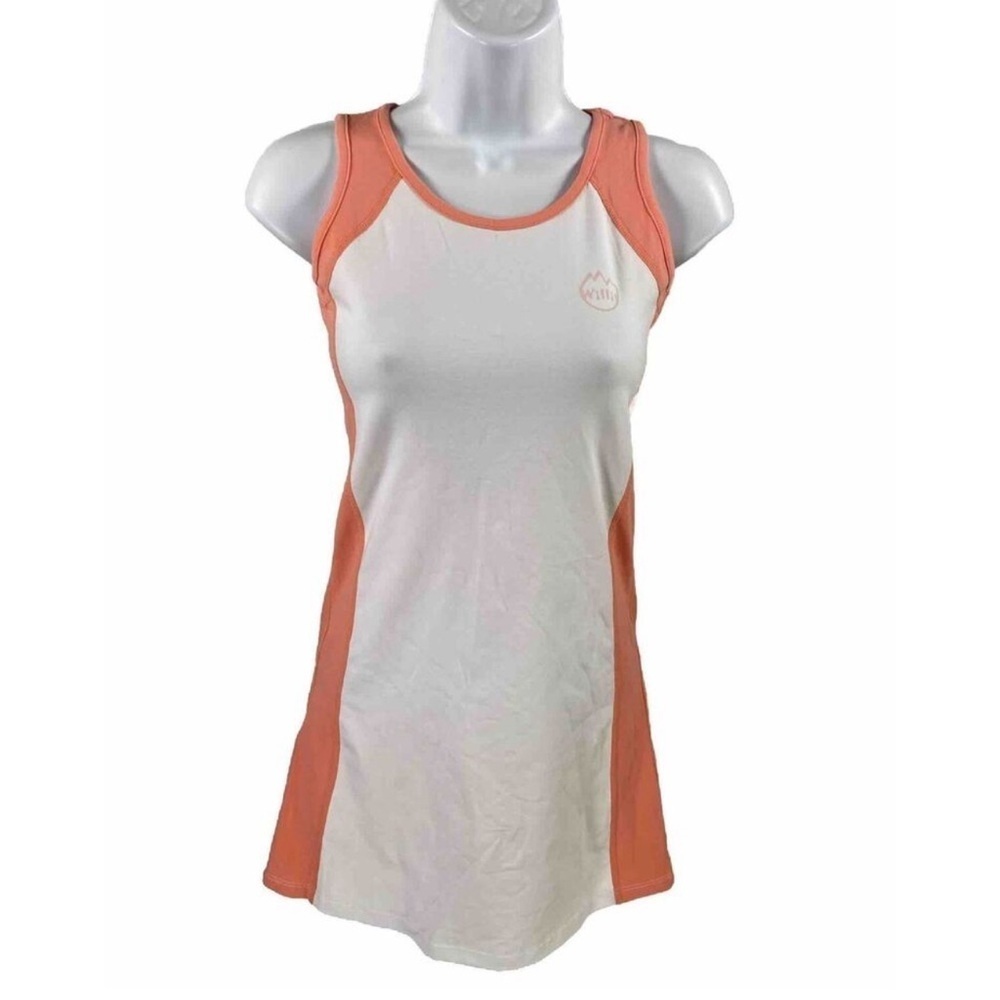 NEW Willit Women's Pink/White Sleeveless Athletic Tank Top - L